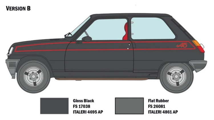 Renault 5 Alpine 3651 Italeri
