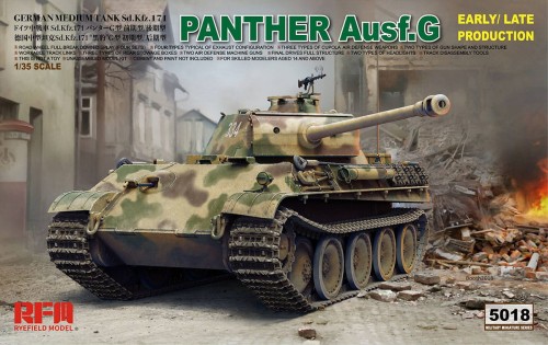 Czołg PzKpfw V Panther Ausf.G Early/Late Production RM-5018 RFM