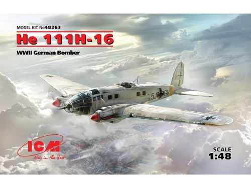 Samolot Heinkel He 111H-16 48263 ICM