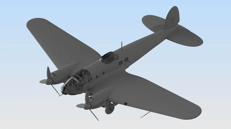 Samolot Heinkel He 111H-16 48263 ICM