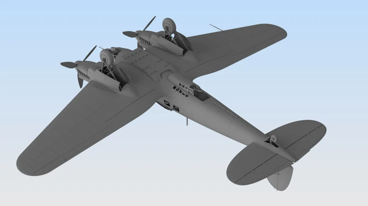 Samolot Heinkel He 111H-16 48263 ICM