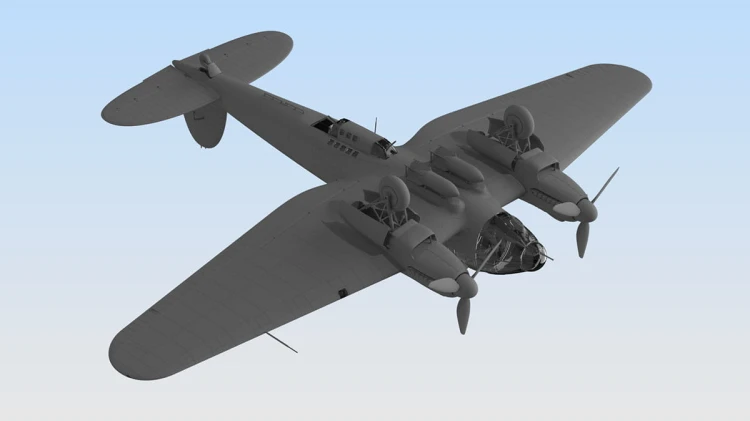Samolot Heinkel He 111H-16 48263 ICM