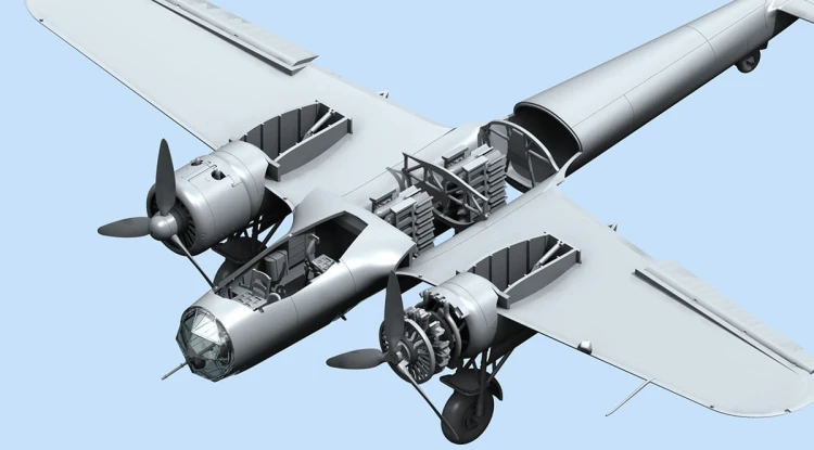 Samolot Dornier Do 17Z-2 72308 ICM