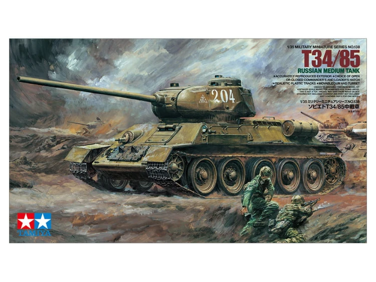 Czołg T-34/85 35138 Tamiya