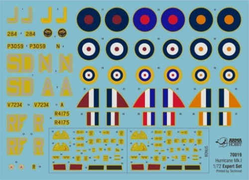 Samolot Hawker Hurricane Mk.I 70019 Arma Hobby
