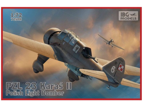 Samolot PZL.23 Karaś II 72508 IBG Models