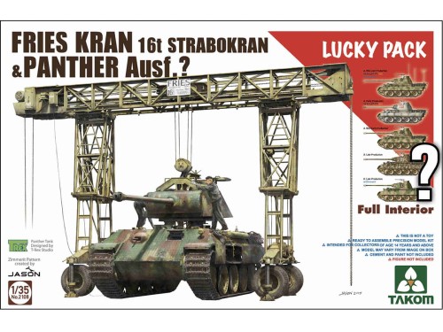 Suwnica Strabokran 16t czołg Panther 2108 Takom