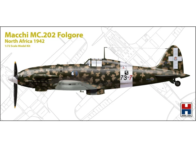 Samolot Macchi MC.202 Folgore Africa 72006 Hobby 2000