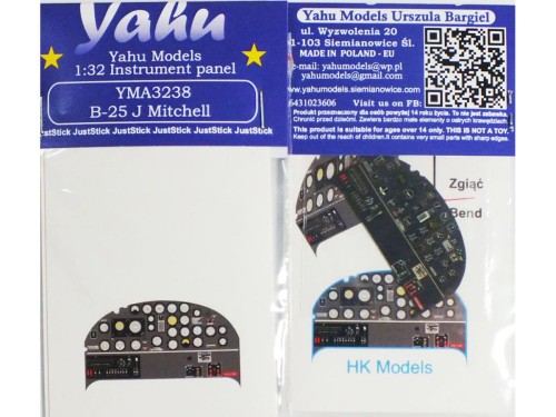 Fototrawiona tablica do B-25J Mitchell YMA3238 Yahu