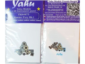Fototrawiona tablica do Hawker Fury Mk.I