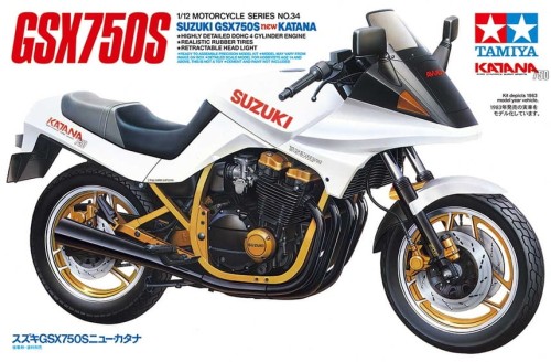 Suzuki GSX750S New Katana 14034 Tamiya