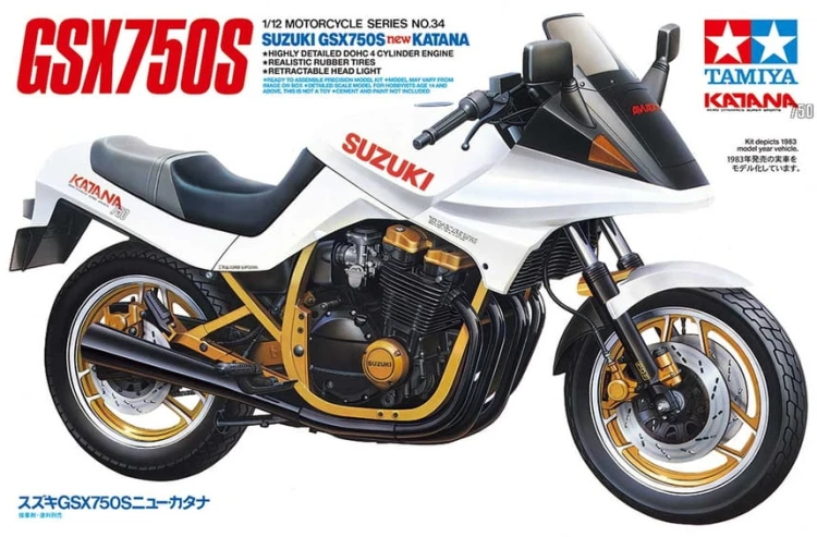 Suzuki GSX750S New Katana 14034 Tamiya