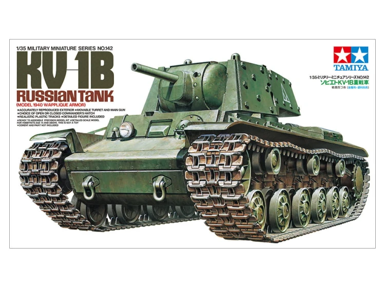 Czołg KW-1B KV-1B 35142 Tamiya