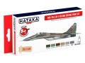 Zestaw farb akrylowych MiG-29A/UB HTK-AS105 Hataka