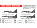 Zestaw farb akrylowych MiG-29A/UB HTK-AS105 Hataka