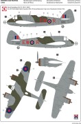Samolot Bristol Beaufighter Mk.VIF 72003 Hobby 2000