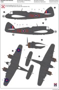 Samolot Bristol Beaufighter Mk.VIF 72003 Hobby 2000