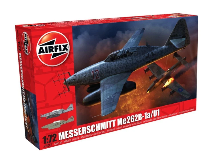 Samolot Messerschmitt Me 262B-1a/U1 A04062 Airfix