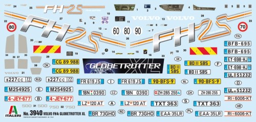 Volvo FH4 Globetrotter XL 3940 Italeri