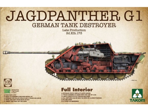 Niszczyciel Jagdpanther Ausf.G1 2106 Takom