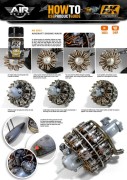 Weathering Engine and turbines wash AK2033 AK Interactive