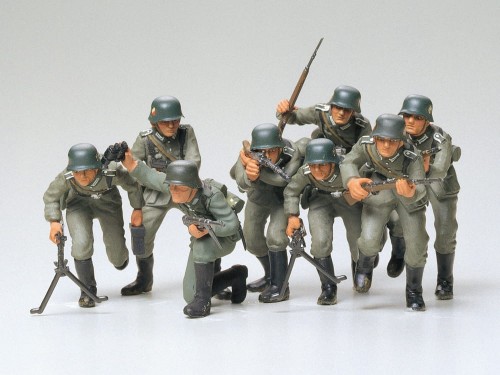 Niemiecka piechota szturmowa German Assault Troops Infantry 35030 Tamiya