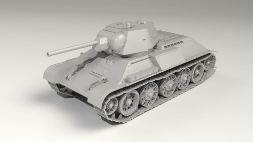 Czołg Panzerkampfwagen T-34-747(r) 35370 ICM