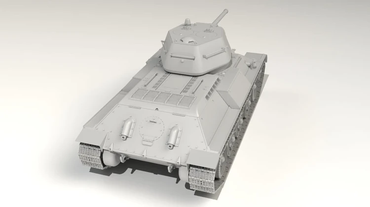 Czołg Panzerkampfwagen T-34-747(r) 35370 ICM