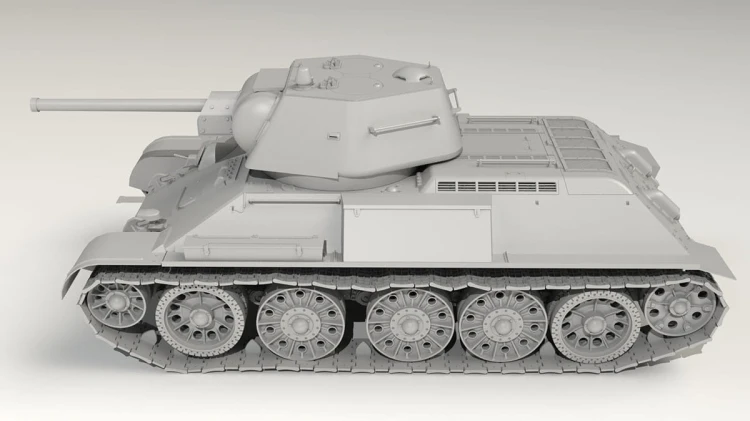 Czołg Panzerkampfwagen T-34-747(r) 35370 ICM