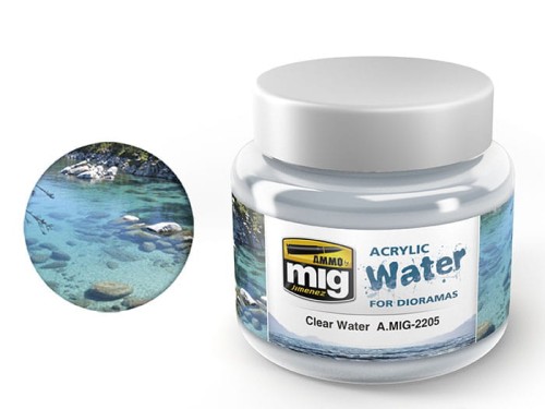 Acrylic water przezroczysta woda A.MIG2205 AMMO Mig Jimenez