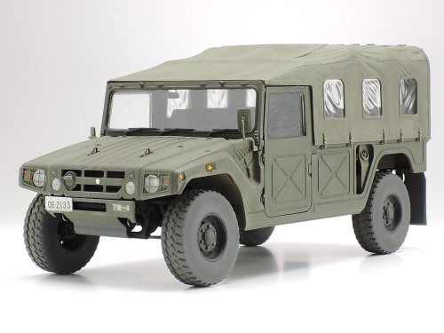 HMV High Mobility Vehicle & Kawasaki KLX250 25188 Tamiya