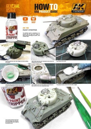 Zmywacz do farb Paint stripper AK186 AK Interactive