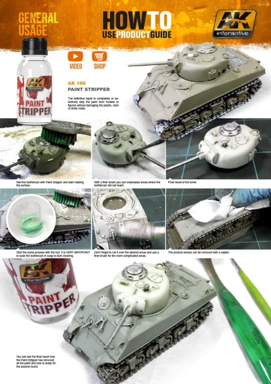 Zmywacz do farb Paint stripper AK186 AK Interactive