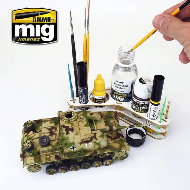 Stojak na farby Boomerang organizer A.MIG8028 AMMO Mig Jimenez