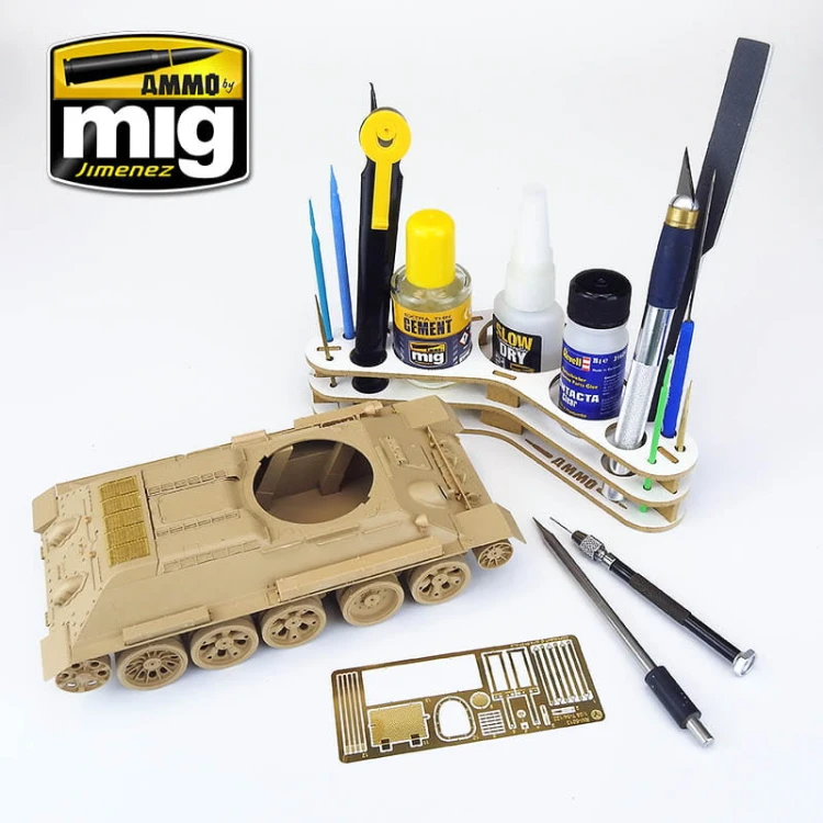 Stojak na farby Boomerang organizer A.MIG8028 AMMO Mig Jimenez