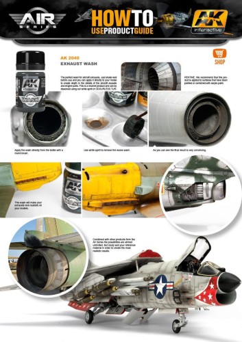 Wash modelarski Exhaust AK2040 AK Interactive