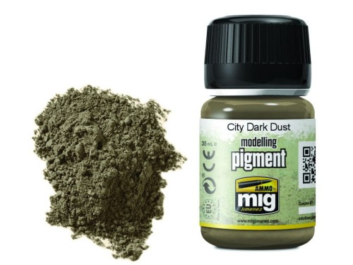 Pigment modelarski City dark dust A.MIG3028 AMMO Mig Jimenez