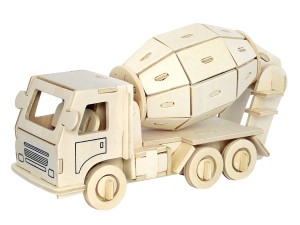 Samochód ciężarowy betoniarka składanka