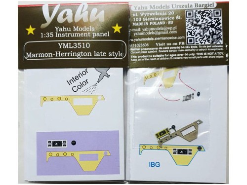 Fototrawiona tablica do Marmon-Herrington YML3510 Yahu