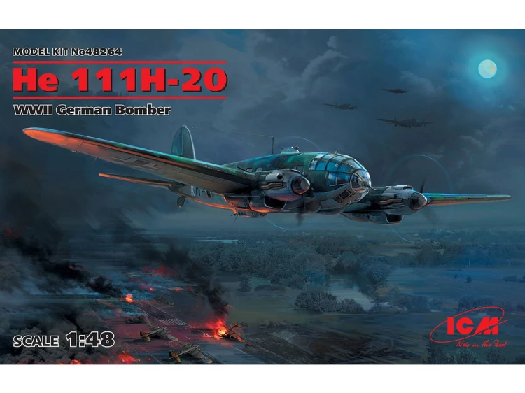 Samolot Heinkel He 111H-20 48264 ICM