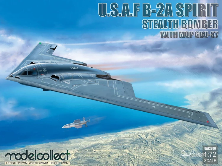 Samolot Northrop B-2A Spirit GBU-57 UA72206 Modelcollect