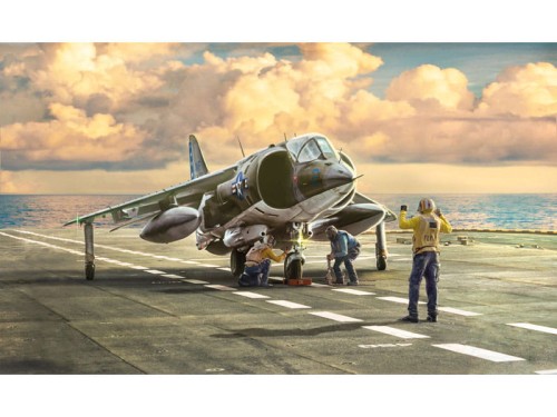 Samolot McDonnell AV-8A Harrier 1410 Italeri