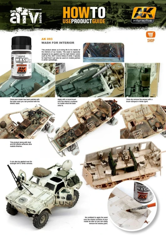 Wash modelarski Interior AK093 AK Interactive