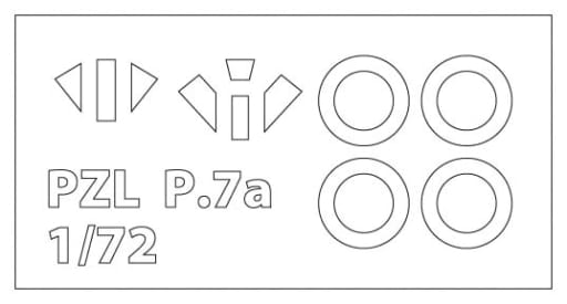 Samolot PZL P.7A 70006 Arma Hobby