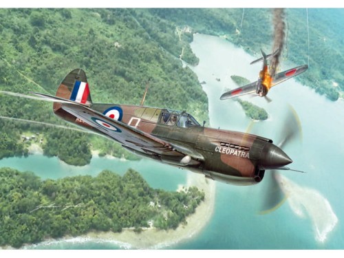 Samolot Curtiss P-40 E/K Kittyhawk 2795 Italeri