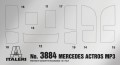 Mercedes Benz Actros MP3 3884 Italeri