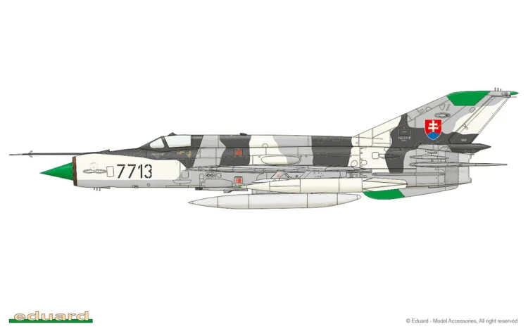 Samolot Mikoyan MiG-21MF 84126 Eduard
