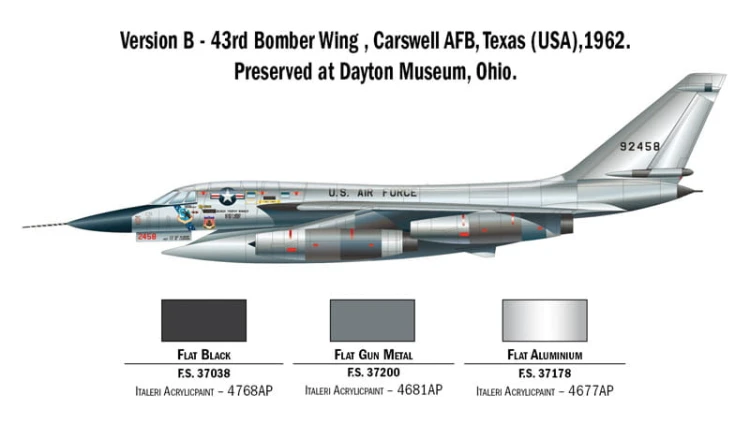 Samolot Convair B-58 Hustler 1142 Italeri