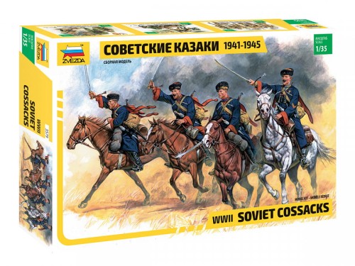 Figurki Kozacy sowieccy 1941-45 3579 Zvezda