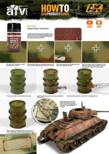 Weathering Dark rust deposits AK4113 AK Interactive